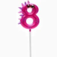 Свеча для торта цифра 8 «Зверюшки», 5 см Свеча для торта цифра 8 «Зверюшки», 5 см