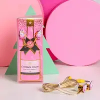 Наушники проводные новогодние &laquo;Счастья и радости&raquo;, 1,2 м