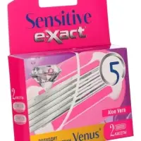 Кассеты женские E-Xact 5 лезвий, 2 шт.