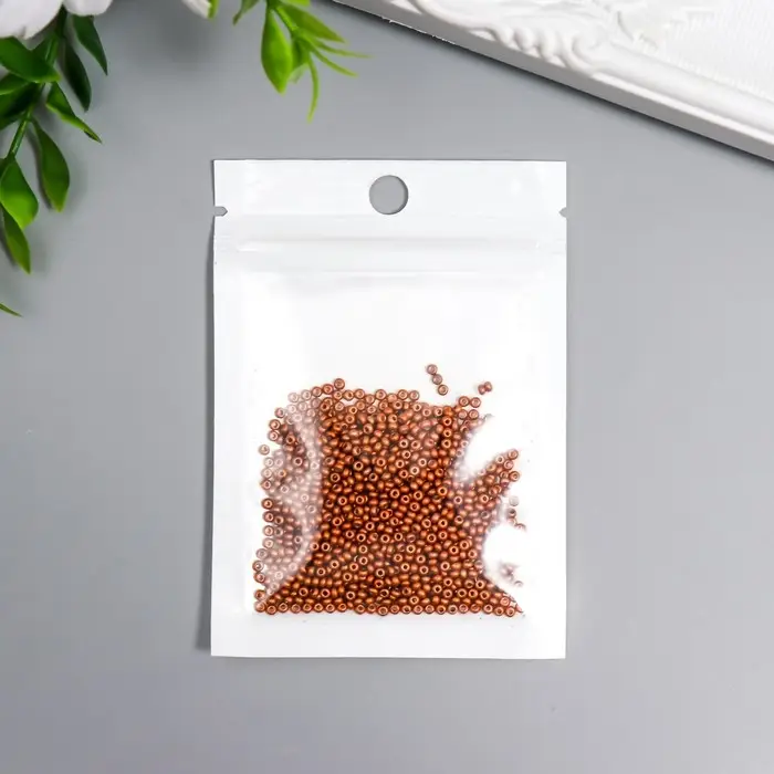 Бисер стекло 11/0  Бисер стекло 11/0 "Металлик. Красная медь" 10 гр