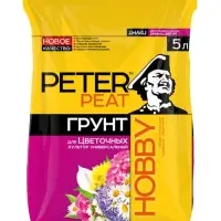 Грунт Цветочный Универсальный PETER PEAT, линия &laquo;Хобби&raquo;, 5 л