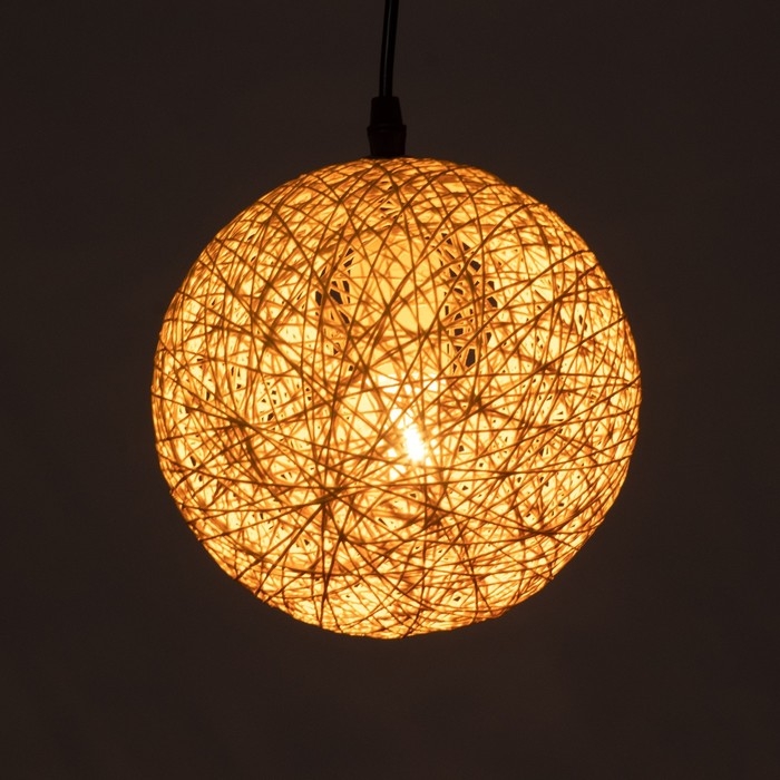 Светильник BayerLux Ротанг 1хЕ27 15Вт желтый 20х20х120 см Светильник BayerLux Ротанг 1хЕ27 15Вт желтый 20х20х120 см