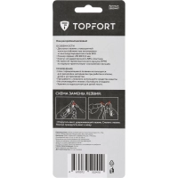Нож раскройный Topfort роликовый, 28мм лезвие,ABS+TPR