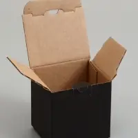 Коробка под кружку, черная, 10 х 8 х 10 см