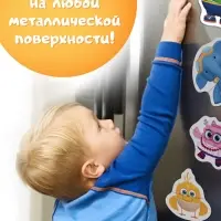 Магнитные макси - пазлы в металлической коробке &laquo;Цып-цып&raquo;, 10 пазлов