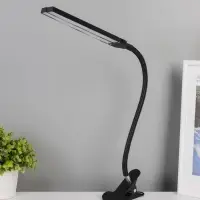 Настольная лампа &laquo;Семи&raquo;, LED, 5 Вт, 6000К, чёрный, 7.5&times;10.5&times;65 см