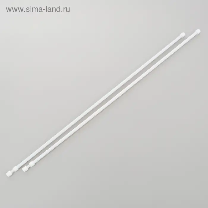Карнизы универсальные, 2 шт., 60-95 см, белые