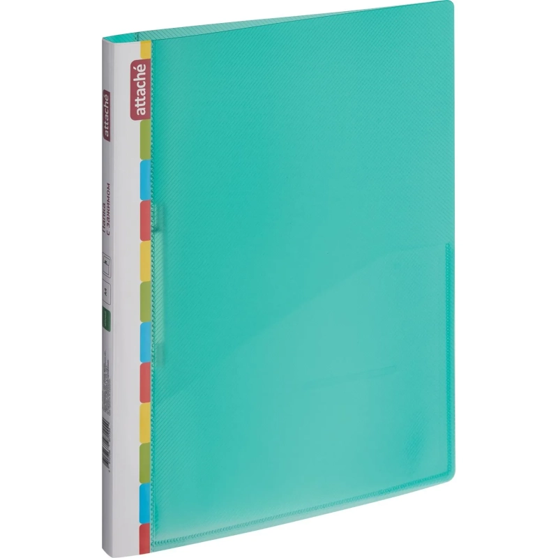 Папка с зажимом Attache Diagonal зеленый