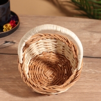 Корзина плетеная 15x15x18 см, ротанг