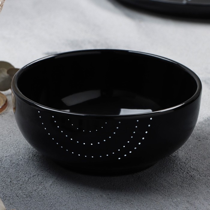 Глубокая тарелка керамическая «Орнамент», 15.5 х 6.5 см, 800 мл