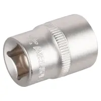 Головка торцевая 1/2"DR шестигранная 19мм, L=38мм пласт.подвес