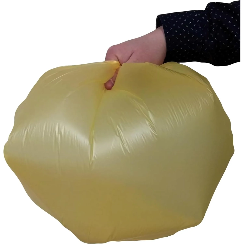 Мешки для мусора ПНД 35л 8мкм 30шт/рул желтый 48х58см Luscan