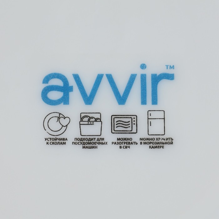 Набор обеденных тарелок «Дива», d=23 см, 6 шт, стеклокерамика, цвет белый Набор обеденных тарелок «Дива», d=23 см, 6 шт, стеклокерамика, цвет белый