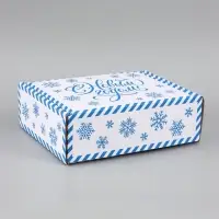 Коробка подарочная, самосборная 27&times;21&times;9 см &laquo;С Новым годом!&raquo;
