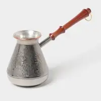 Турка для кофе &laquo;Виноград&raquo;, 540 мл, медь
