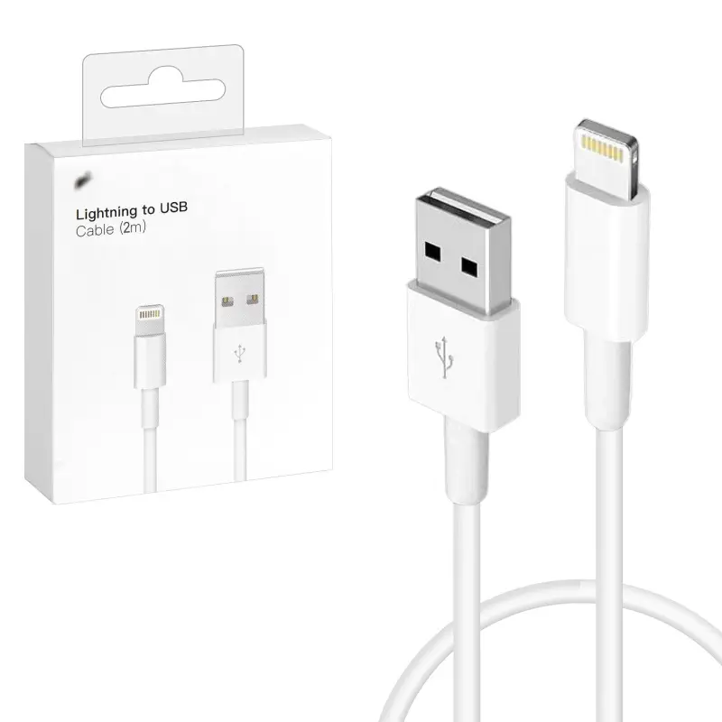 Кабель USB Lightning 2M аналог высокого качества