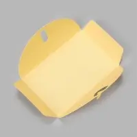 Конверт подарочный для сертификата, 10.5&times;7.2 см, перламутр, лимонный