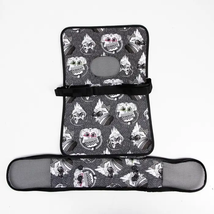 Сумка - переноска каркасная &laquo;Зимние коты&raquo;, размер S, 37.5&times;17&times;22 см