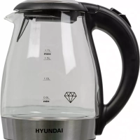Чайник HYK-G2030 1,7л 2200Вт черный (стекло)