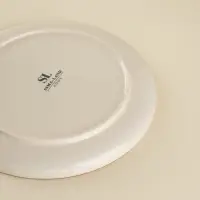 Тарелки SL Home &laquo;Леггеро&raquo;, d=20.3 см, набор 2 шт., фарфор, бежевые