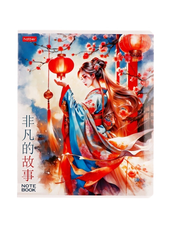 Тетрадь 48 листов клетка Copybook, картонная обложка, 5 видов МИКС