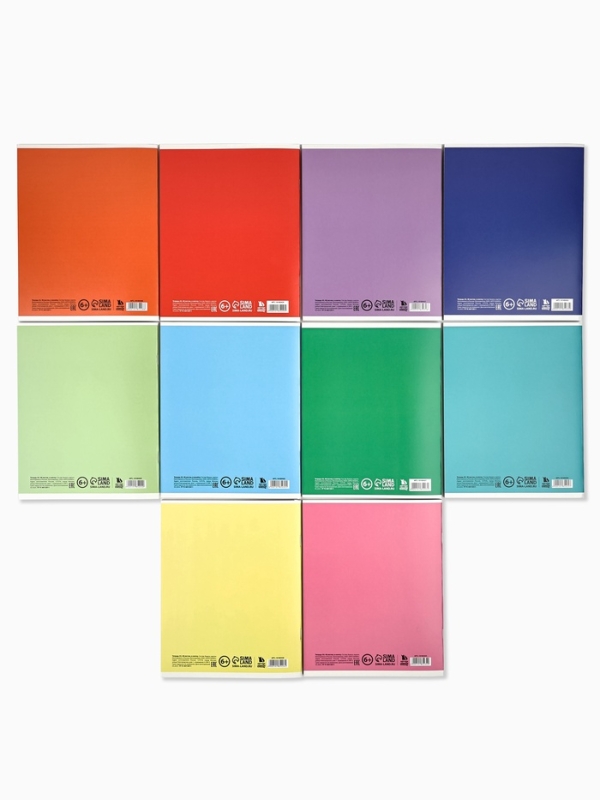 Тетради предметные, 48 л., набор из 10 шт., блок №2 «Фразы» уф лак Тетради предметные, 48 л., набор из 10 шт., блок №2 «Фразы» уф лак