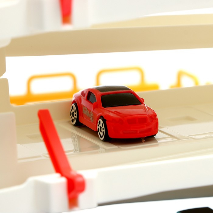 Парковка «Городская», с лифтом, 3 уровня, 4 машинки, световые и звуковые эффекты Парковка «Городская», с лифтом, 3 уровня, 4 машинки, световые и звуковые эффекты