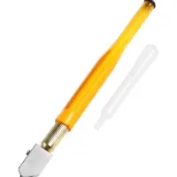 Стеклорез ТУНДРА, масляный, пластиковая рукоятка