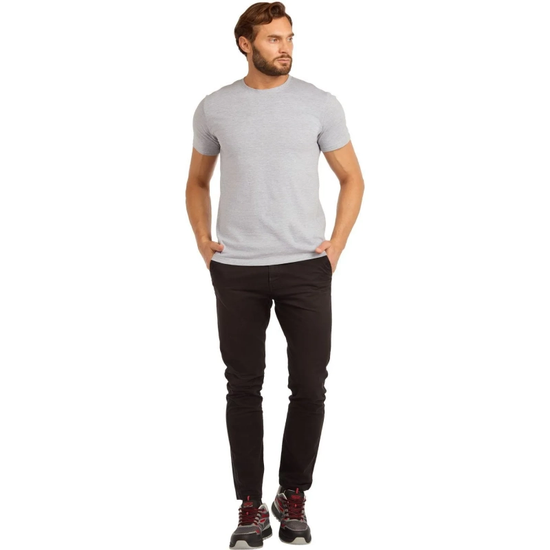 Футболка (160 г.) с кор.рукавом серый меланж (XXXL)