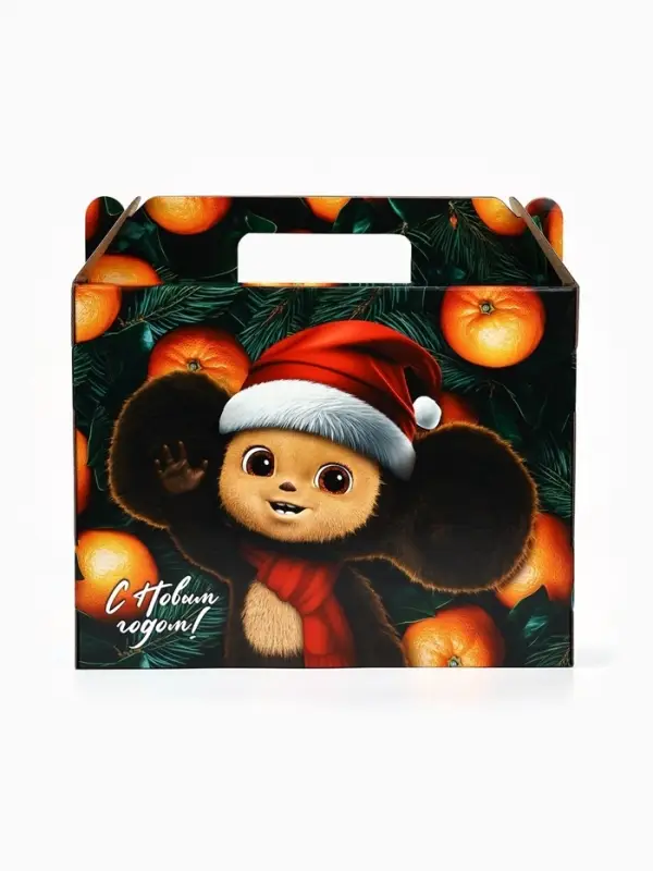 Подарочная коробка для конфет, Чебурашка