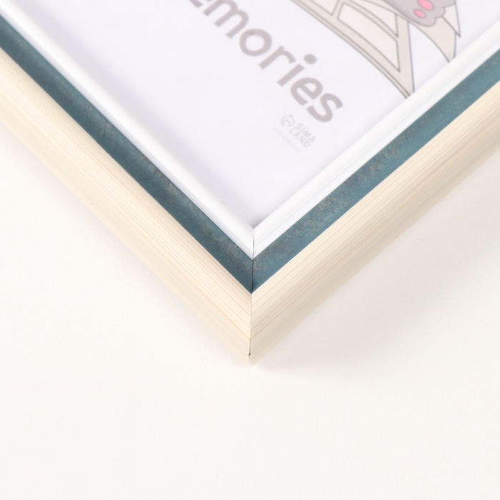 Фоторамка пластик Фоторамка пластик "Ненси" 10х15 см, изумрудный