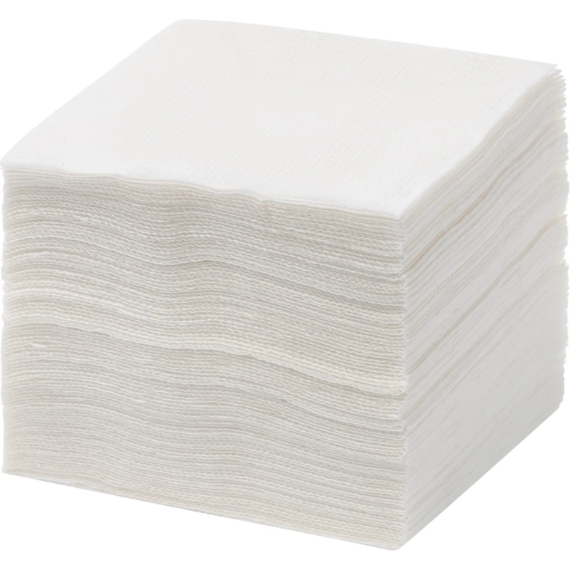 Салфетки бумажные FOCUS белые 20х24см 1сл 100шт/уп