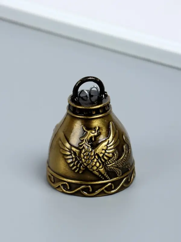 Колокольчик металл  Колокольчик металл "Птица Феникс" набор 2 шт 6х4,8х4,8 см