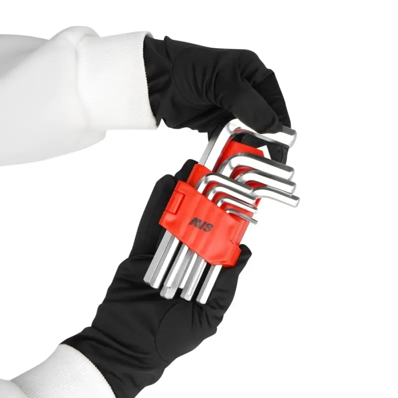 Набор ключей торцевых шестигранных 8 предметов (3-12мм) AVS HKS-8