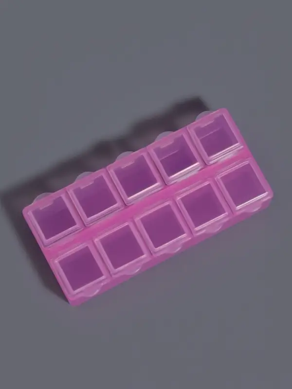 Органайзер для хранения мелочей, 10 ячеек, 8.8×4.5×2.1 см, МИКС Органайзер для хранения мелочей, 10 ячеек, 8.8×4.5×2.1 см, МИКС