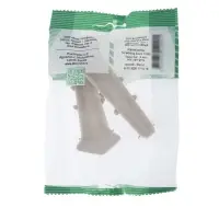 Угол внутренний для плинтуса &laquo;Деконика&raquo;, 85 мм, 2 штуки, цвет 002 светло-серый