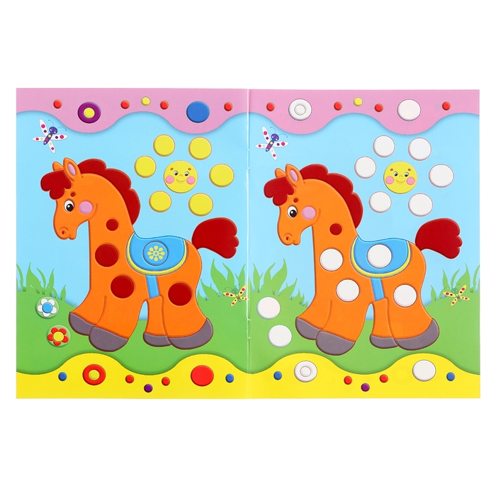 Развивающие наклейки для малышей «Домик» Развивающие наклейки для малышей «Домик»