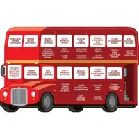 Адвент календарь новогодний &laquo;Автобус&raquo; 41.8&times;25.3 см