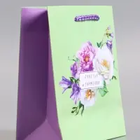 Пакет подарочный ламинированный &laquo;Счастья и гармонии&raquo;, 11.5&times;14.5&times;6.5 см