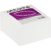 Блок для записей ATTACHE на склейке 9х9х5 белый блок 80г