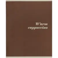 Тетрадь 48 листов в клетку Calligrata &laquo;Кофе&raquo;, серые листы, блок №2, 5 В МИКС