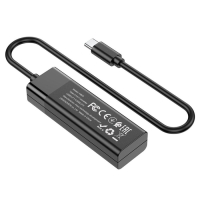 Адаптер Hoco HB25, 4 в 1, Type-C to USB3.0/USB2.0*3, длина кабеля 30 см, чёрный