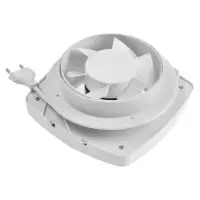 Вентилятор вытяжной ZEIN LOF-05, d=110 мм, 220 В, 20 Вт, с жалюзи, провод