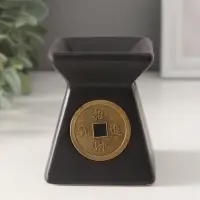 Аромалампа для эфирных масел &laquo;Монета&raquo;, керамика, 8&times;7.5&times;7.5 см, МИКС