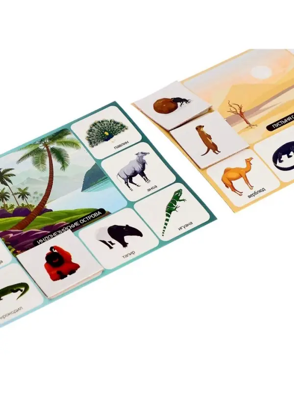 Лото детское Десятое Королевство &laquo;Кто где живёт?&raquo;, МИКС