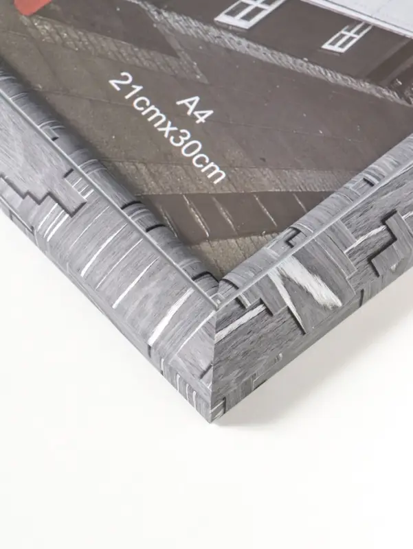 Фоторамка пластик формат А4 см "Моррис" тёмно-серый 29,8х25х2 см