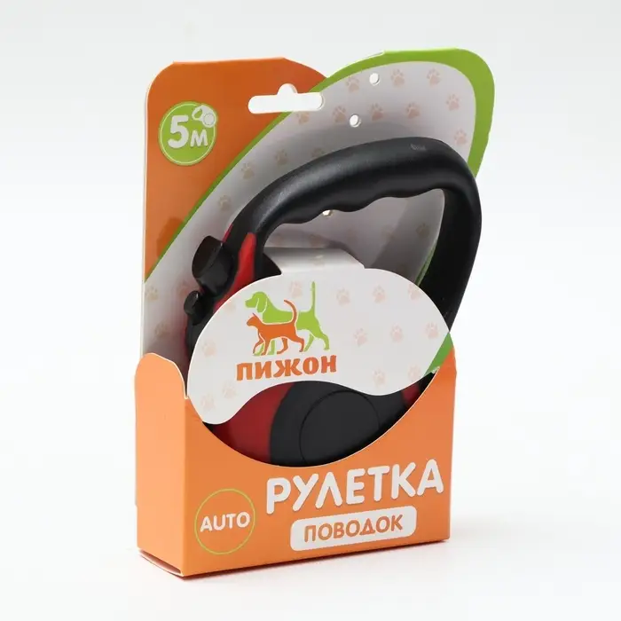 Рулетка &laquo;Зарница&raquo;, 5 м, до 15 кг, чёрная, красная