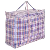 Сумка хозяйственная тм VETTA Клетка, 60x50x30см, 90 литров, до 10кг, полипропилен, 2 цвета