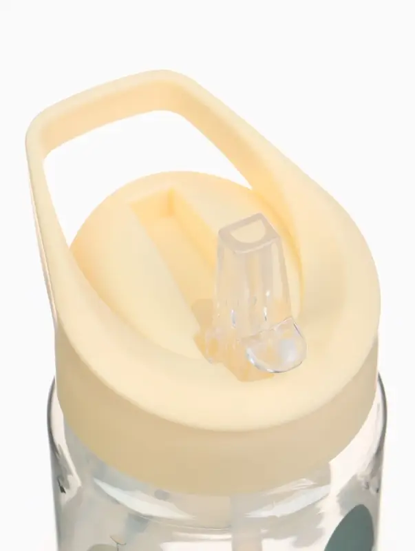 Поильник детский с трубочкой &laquo;Дино&raquo;, 350мл., цвет бежевый Крошка Я