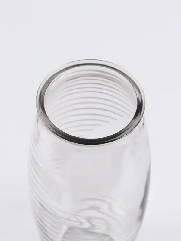 Ваза &laquo;Бриз&raquo;, дымка, h=23 см, стекло, прозрачная